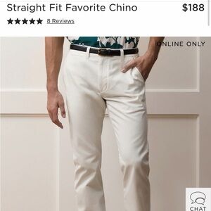 Todd Snyder Straight Fit Chino - White